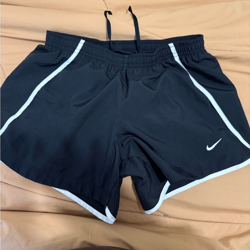 Nike Girl’s Black and White Athletic Shorts